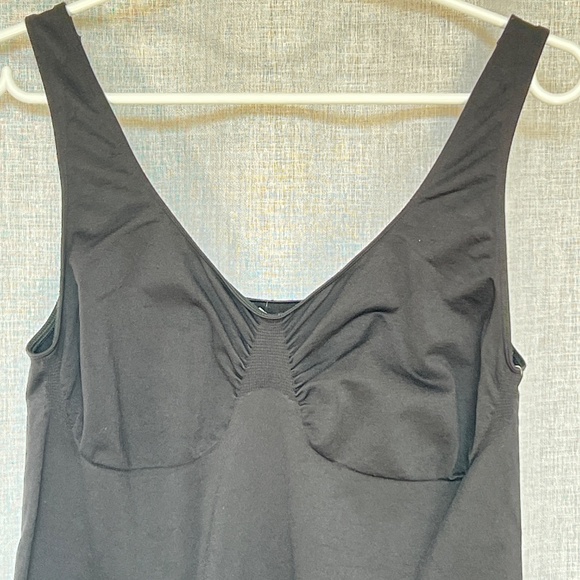 Addition Elle Shaperwear Black Size 2X Nylon Spandex New Full Slip - Picture 2 of 6
